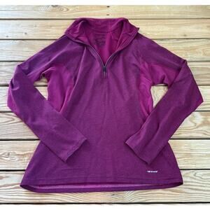 Patagonia Capilene 3 Mid Weight 1/4 Zip Base Layer Size Small Pink Pullover